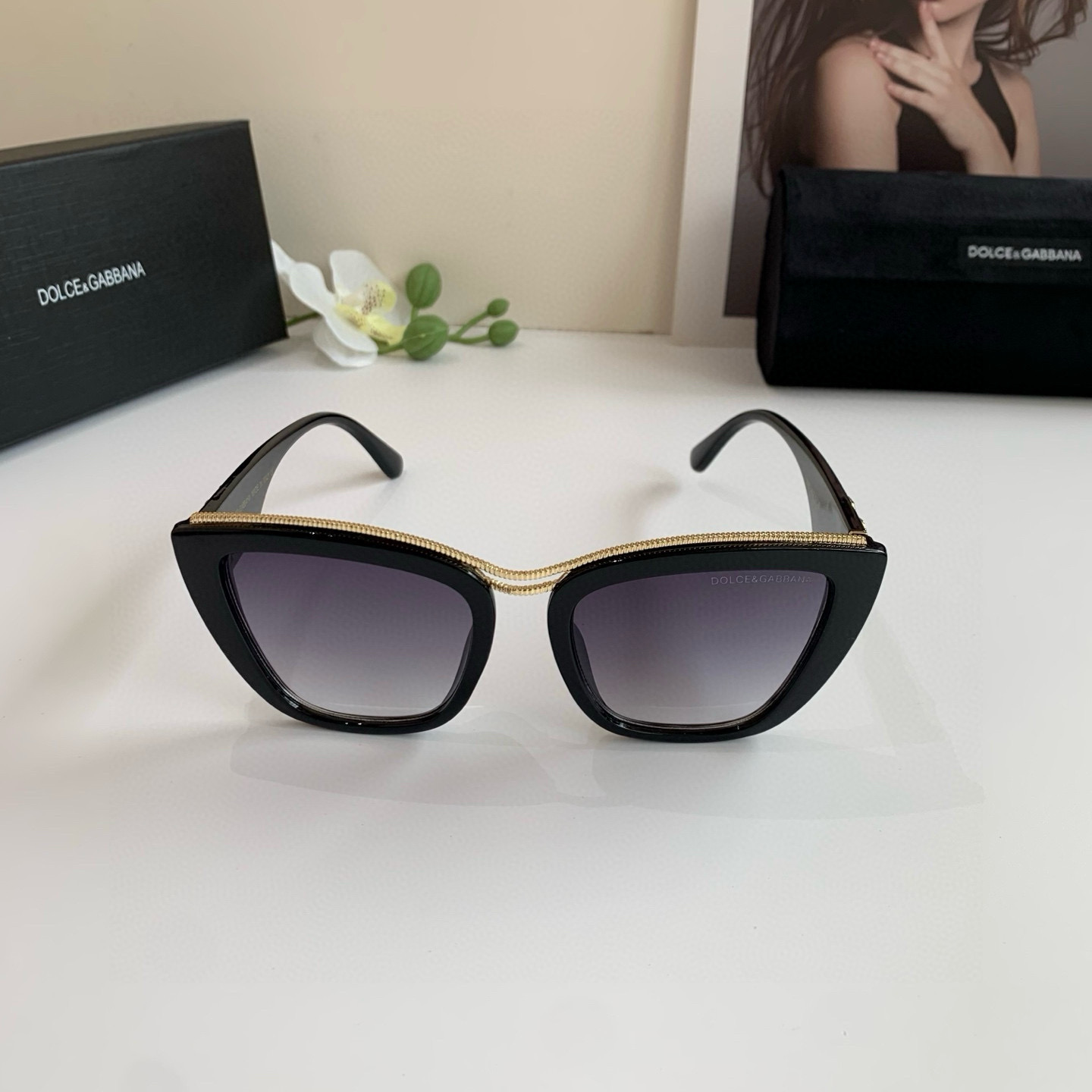 p. 263 DG Duggarbana, new fashion net red frame sunglasses - 图片 5