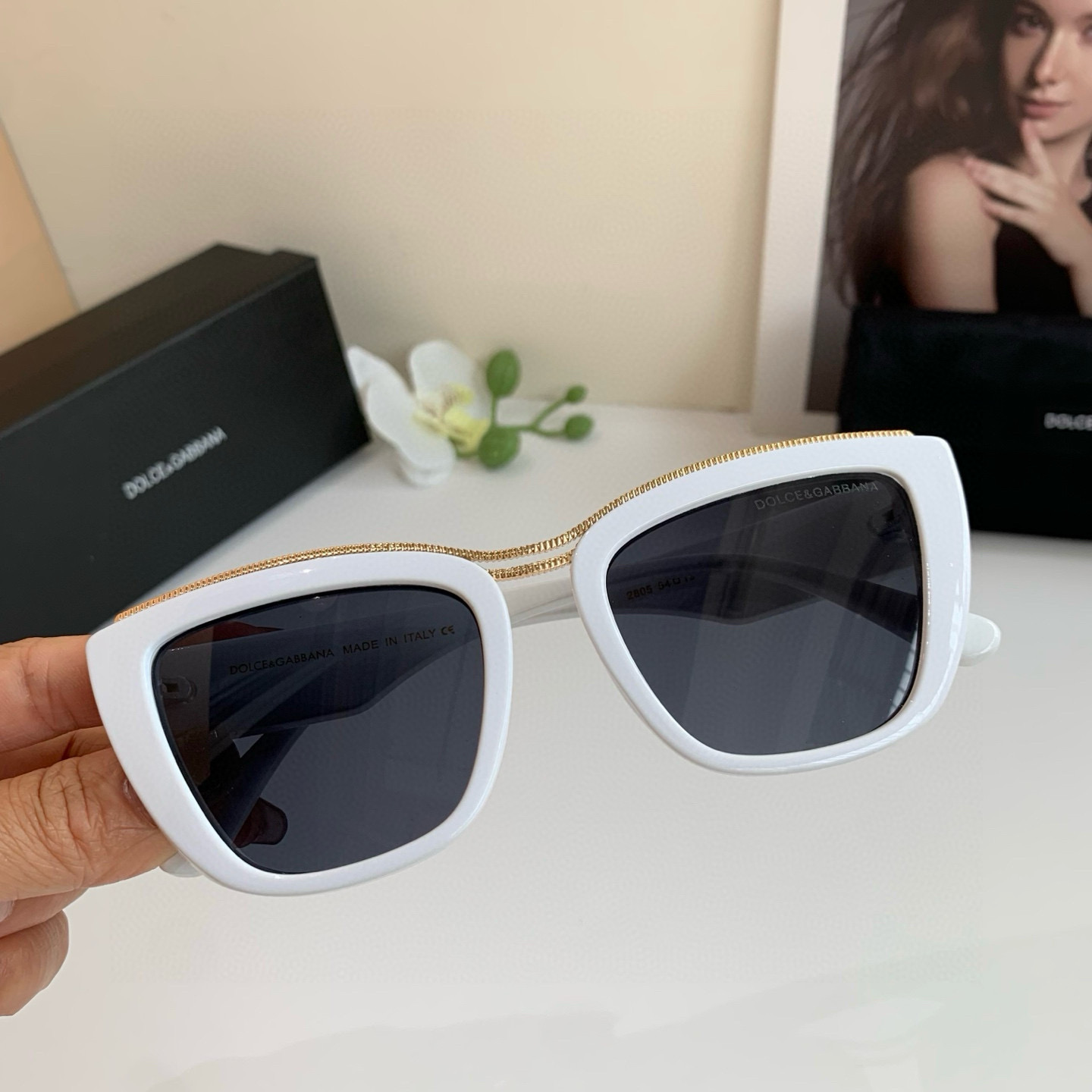 p. 263 DG Duggarbana, new fashion net red frame sunglasses - 图片 3