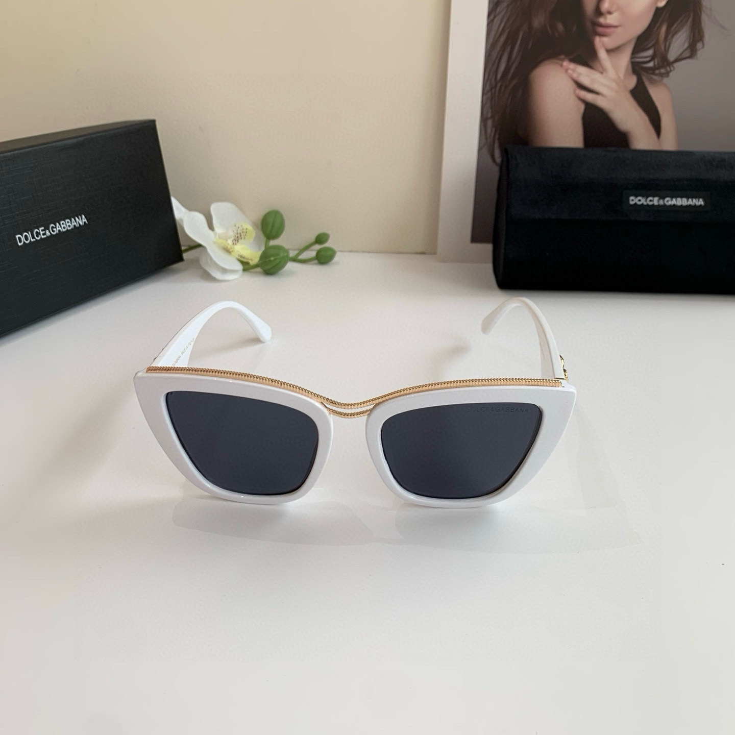 p. 263 DG Duggarbana, new fashion net red frame sunglasses - 图片 5