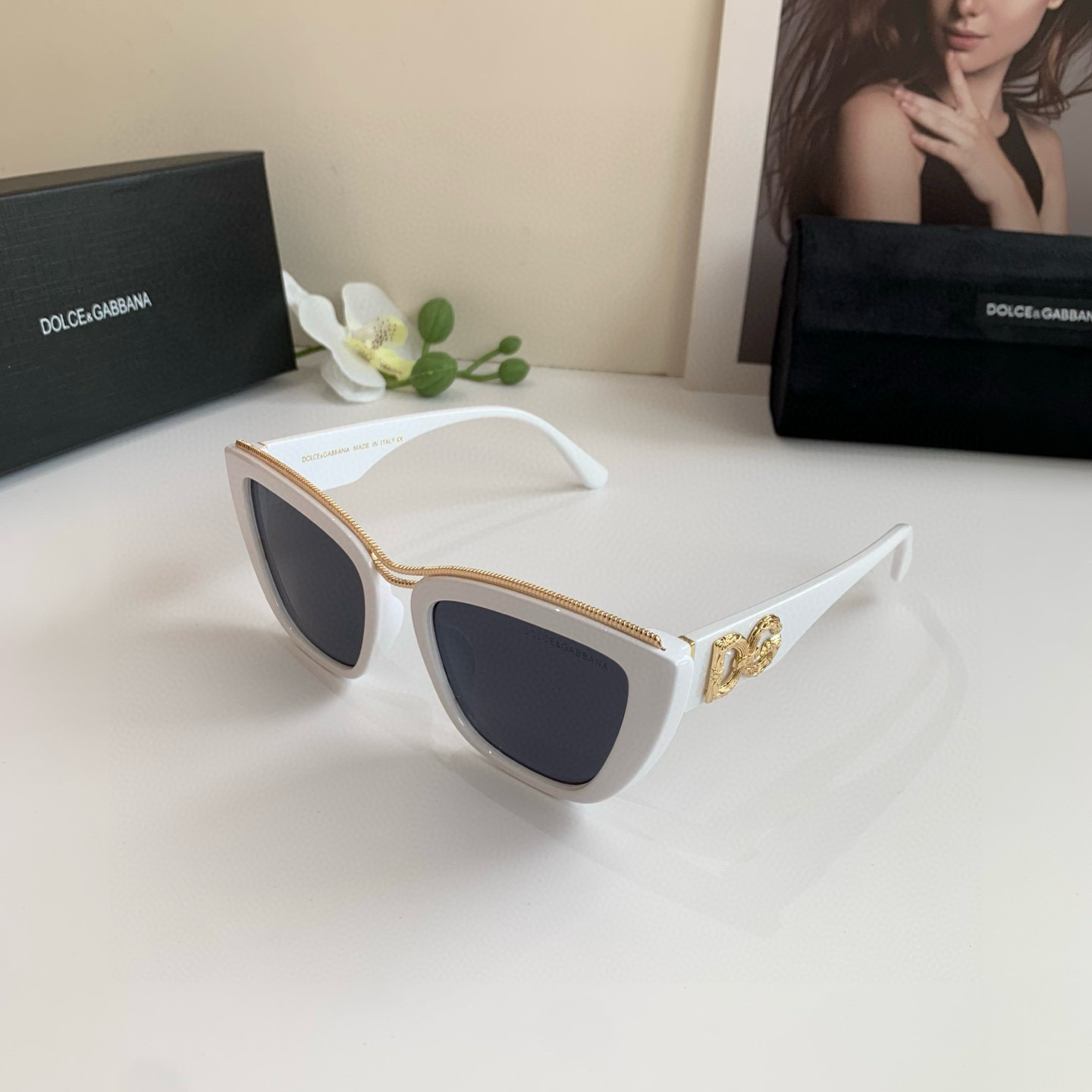 p. 263 DG Duggarbana, new fashion net red frame sunglasses - 图片 2