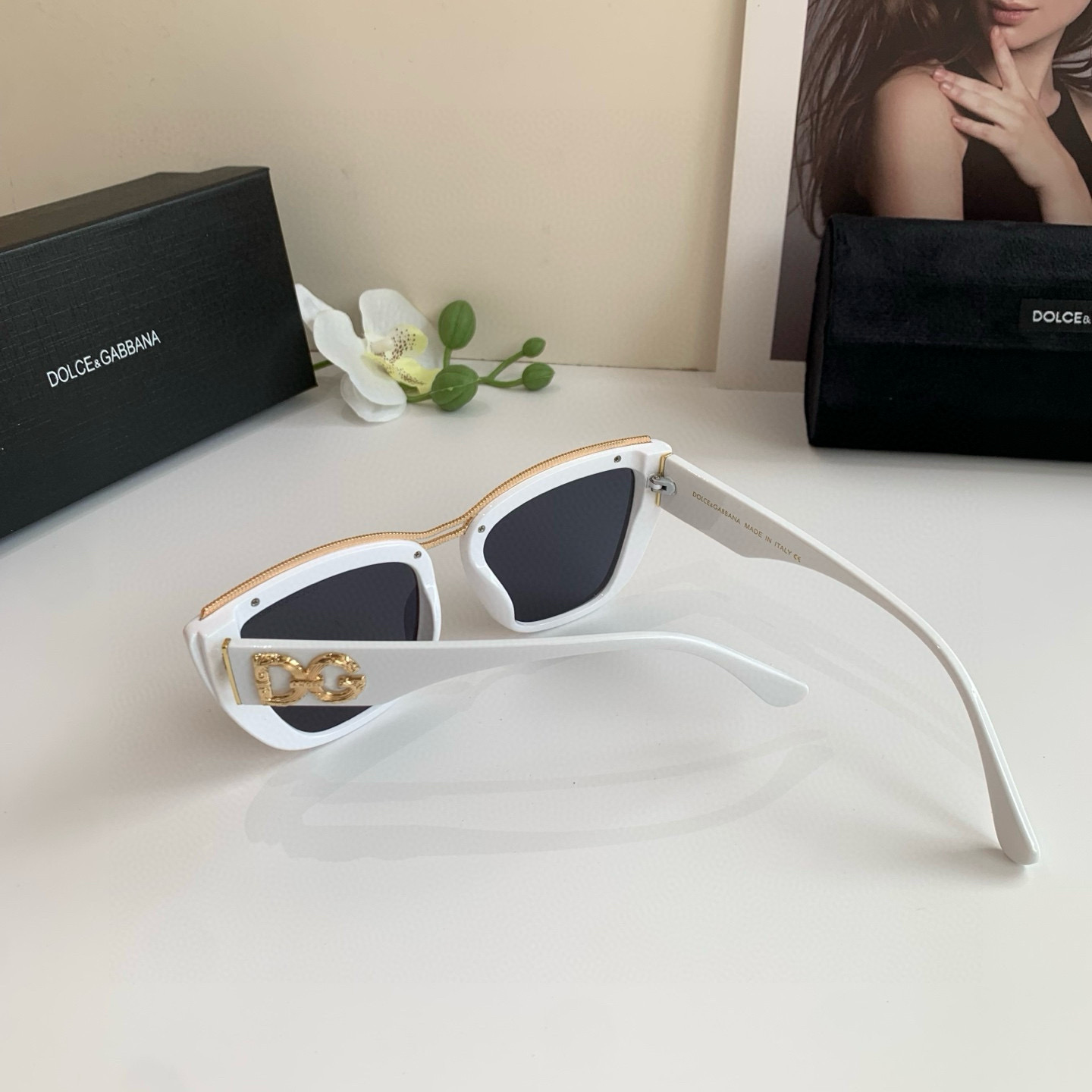 p. 263 DG Duggarbana, new fashion net red frame sunglasses - 图片 6