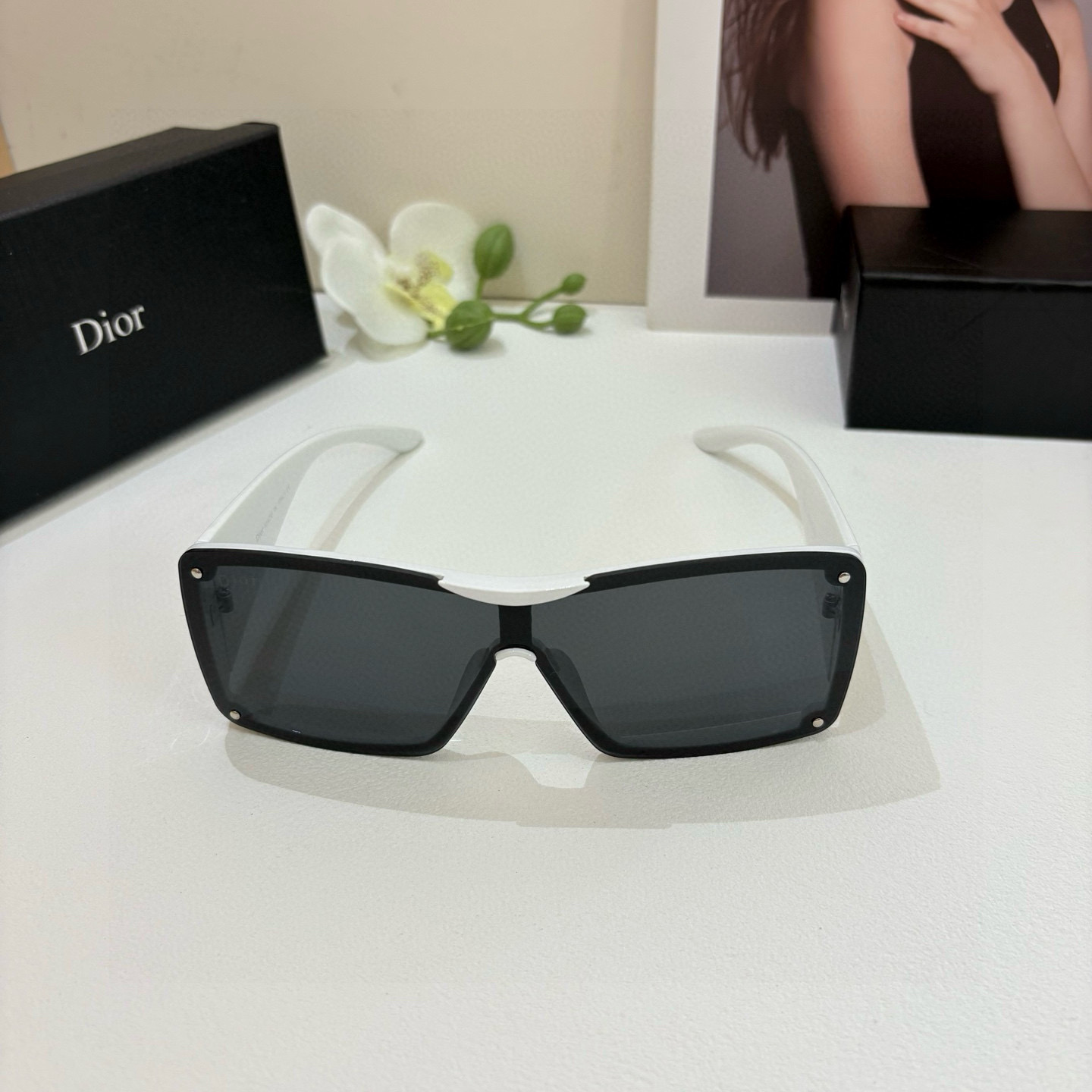P263 The new fashion lenses, the male and female sunglasses, the Euro-American personal ins - 图片 4