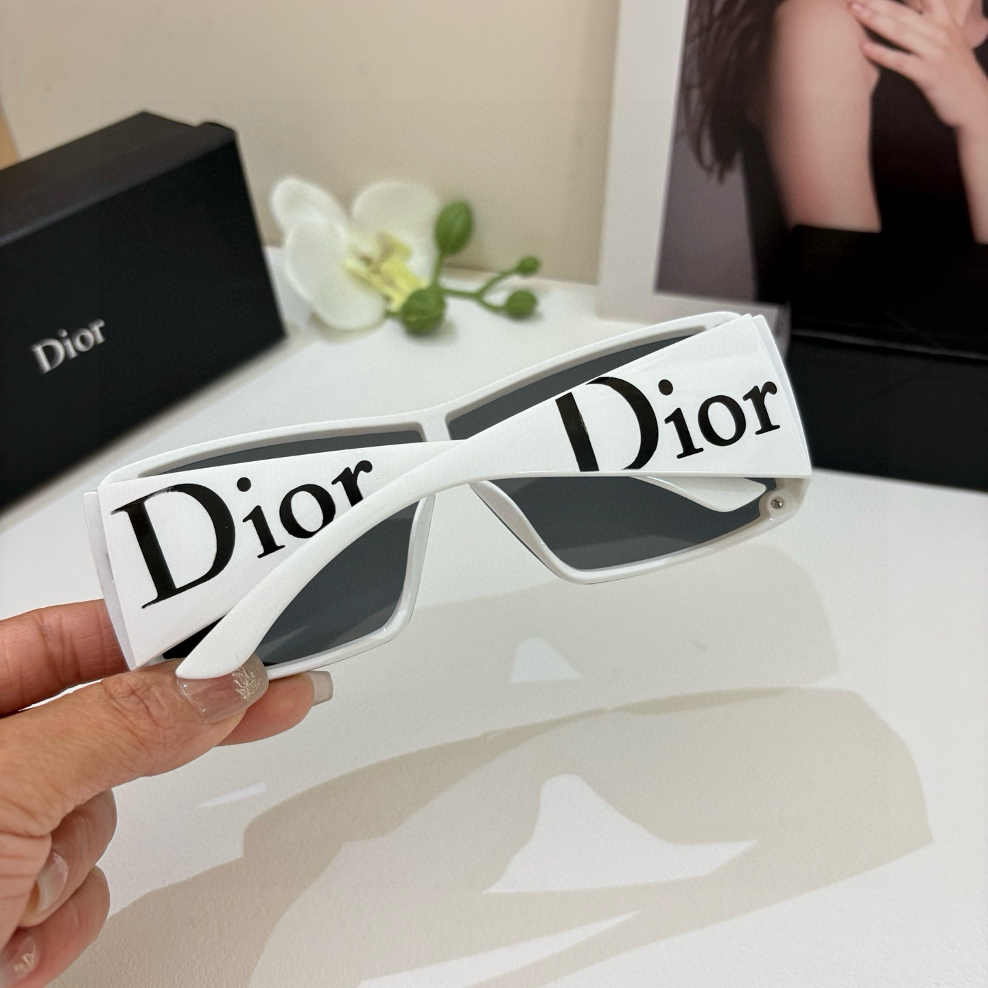 P263 The new fashion lenses, the male and female sunglasses, the Euro-American personal ins - 图片 5