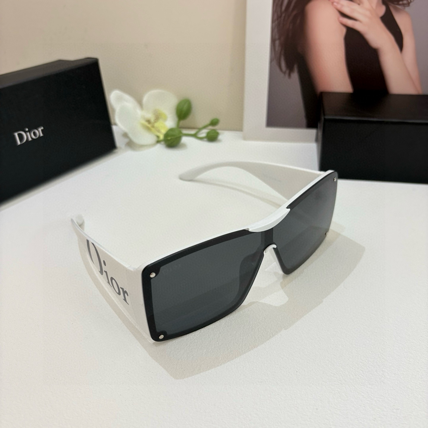 P263 The new fashion lenses, the male and female sunglasses, the Euro-American personal ins - 图片 1