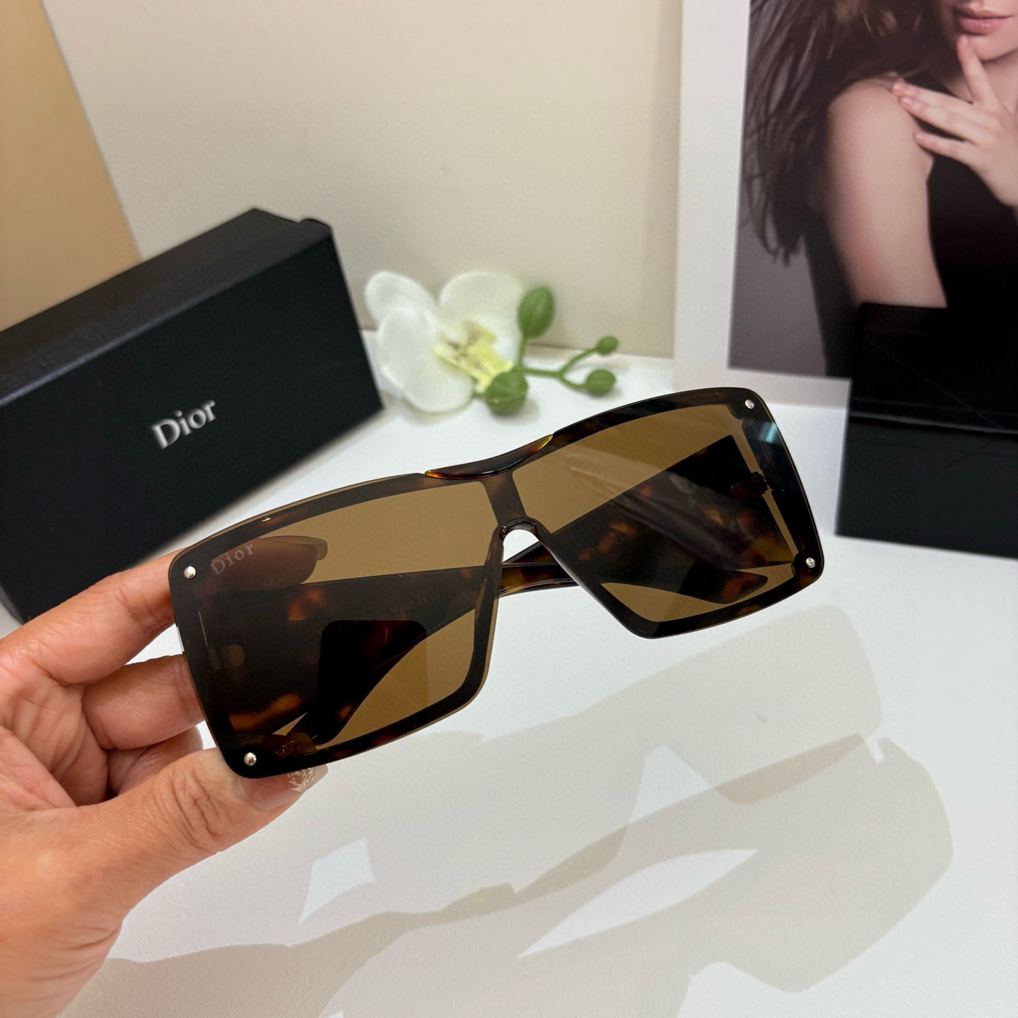 P263 The new fashion lenses, the male and female sunglasses, the Euro-American personal ins - 图片 3
