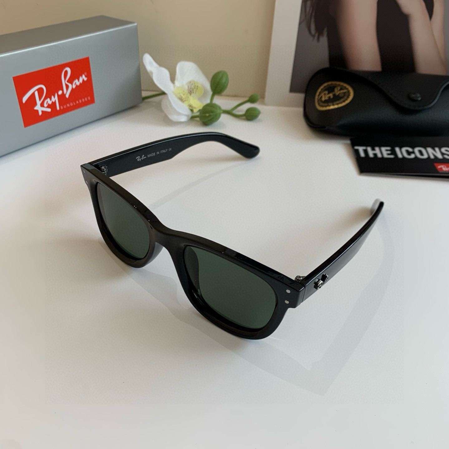 Ray Ban Ray Bone: Classic UV Sunglasses for Men and Women - 图片 2
