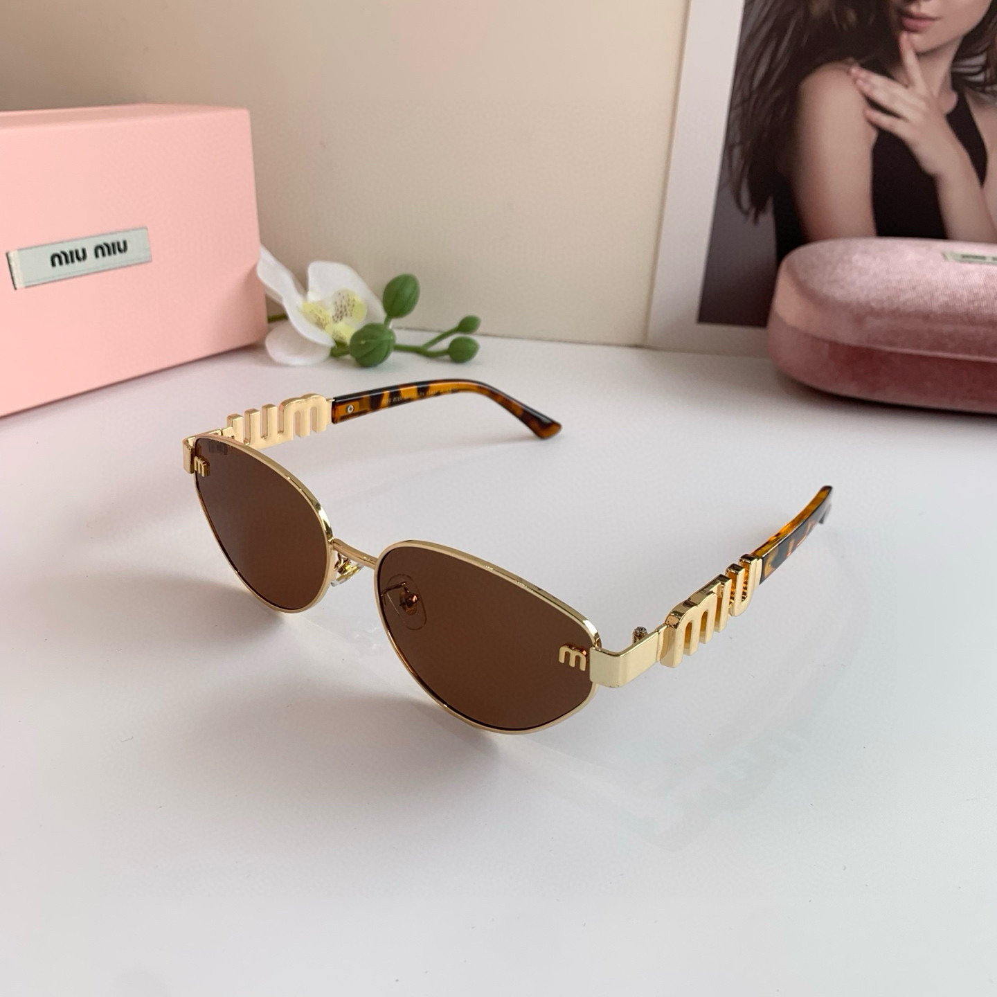 p. 263 miumiu muumu, the big metal frame sunglasses, uv-resistant sunglasses, a lot of net red recommendations - 图片 2