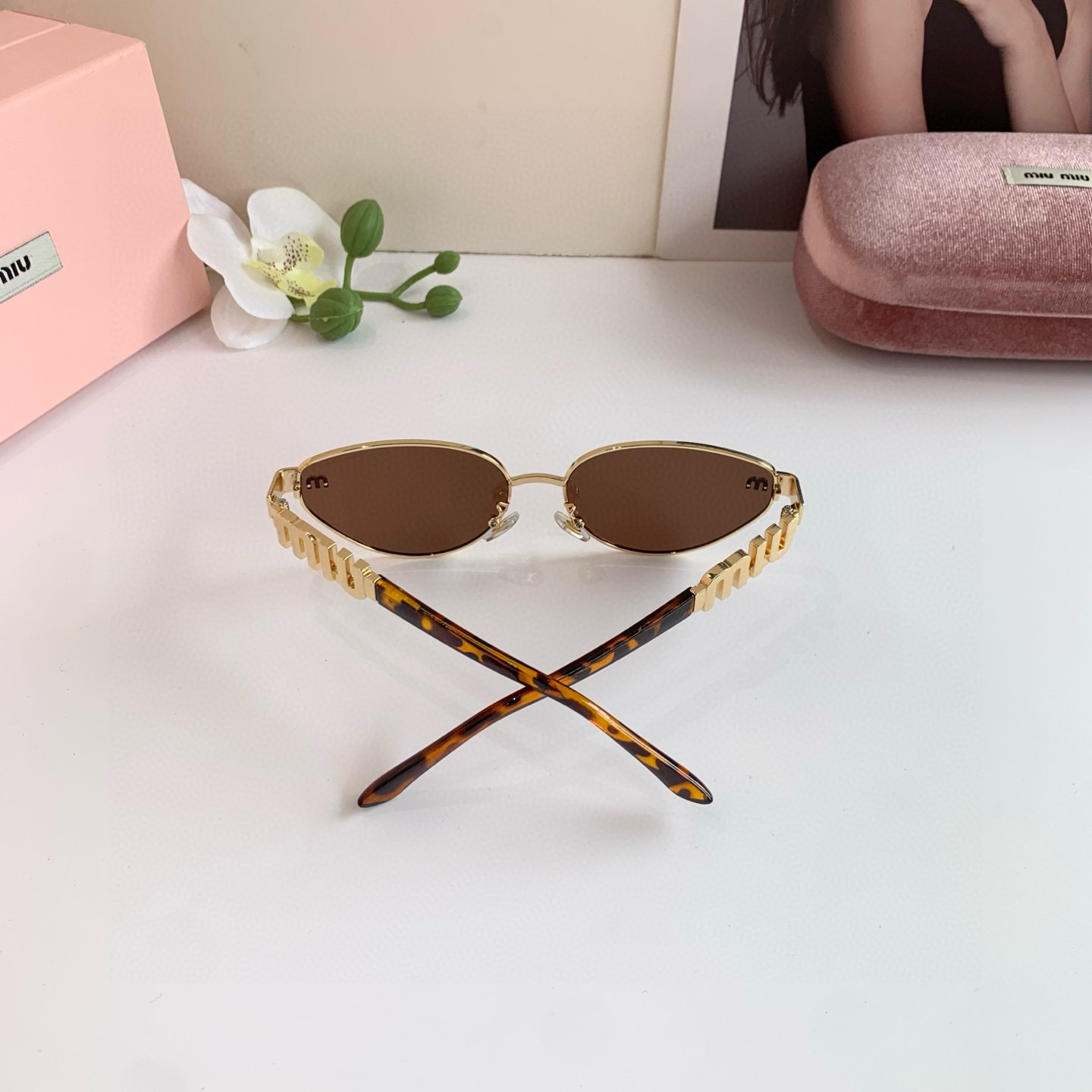 p. 263 miumiu muumu, the big metal frame sunglasses, uv-resistant sunglasses, a lot of net red recommendations - 图片 8