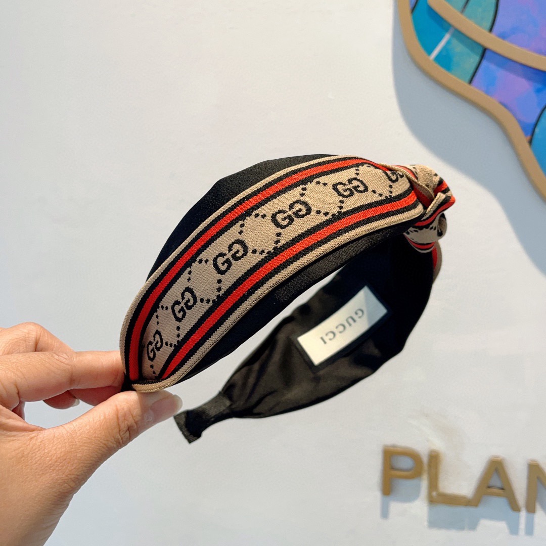 配包装Gucci古奇 网红经典新款宽版发箍，女神必备单品头箍，非常百搭，时尚潮流！