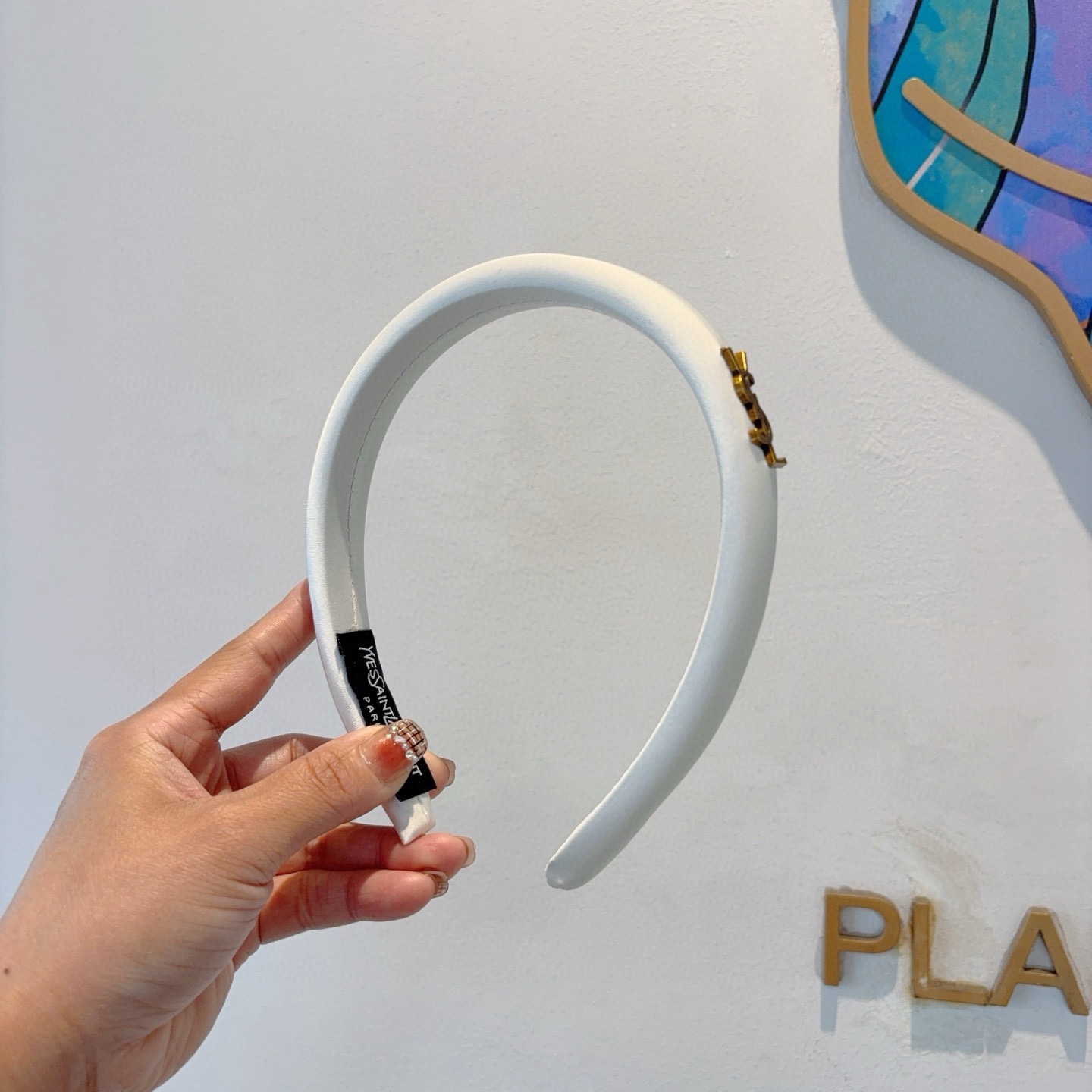 配包装YSL（圣罗兰）新款新中式海绵发箍，高级感爱心提花头箍，网红爆款推荐 搭配高端logo ，超精致时