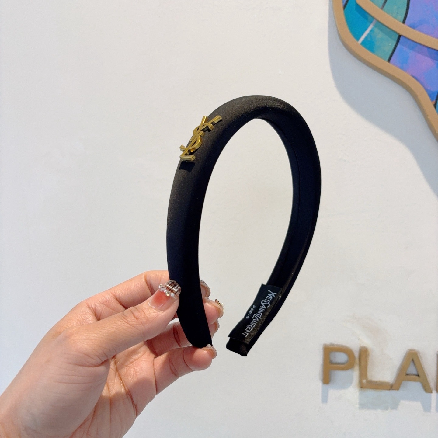 配包装YSL（圣罗兰）新款新中式海绵发箍，高级感爱心提花头箍，网红爆款推荐 搭配高端logo ，超精致时