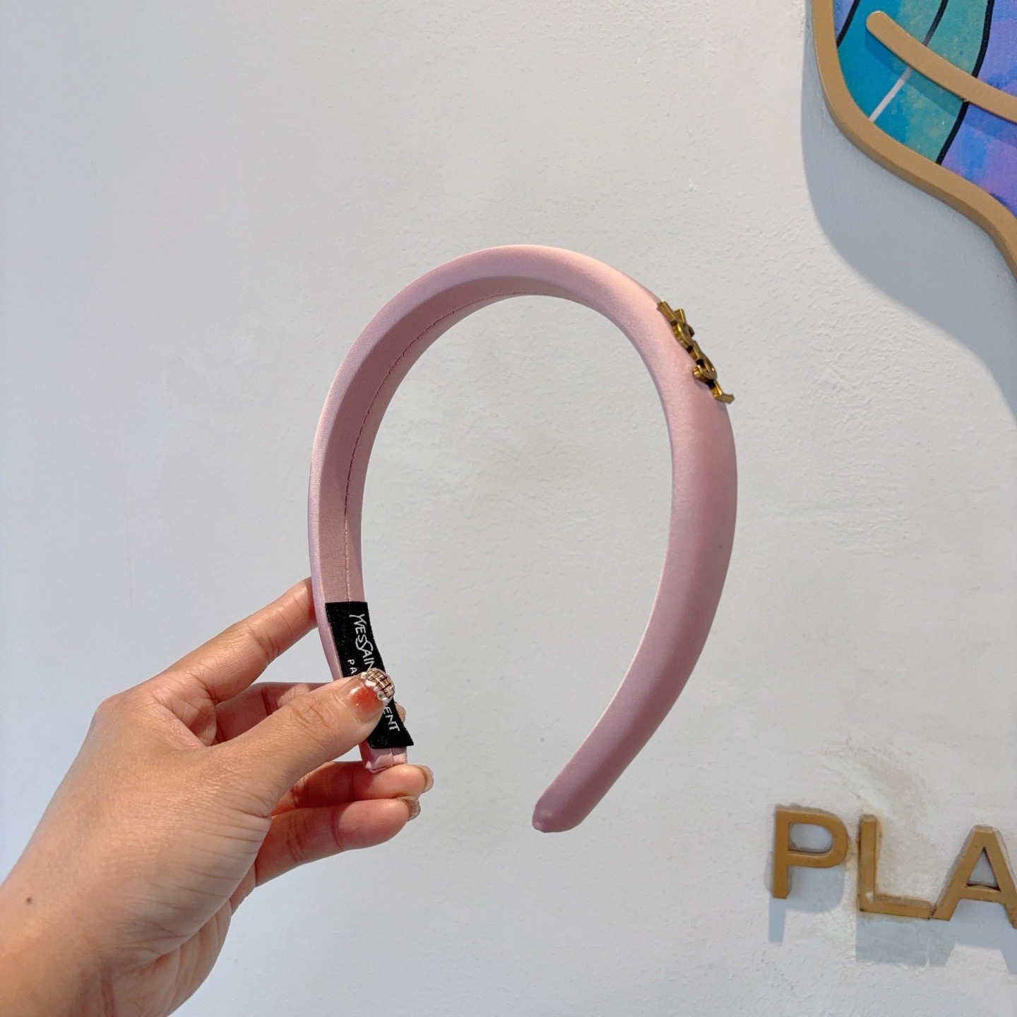 配包装YSL（圣罗兰）新款新中式海绵发箍，高级感爱心提花头箍，网红爆款推荐 搭配高端logo ，超精致时