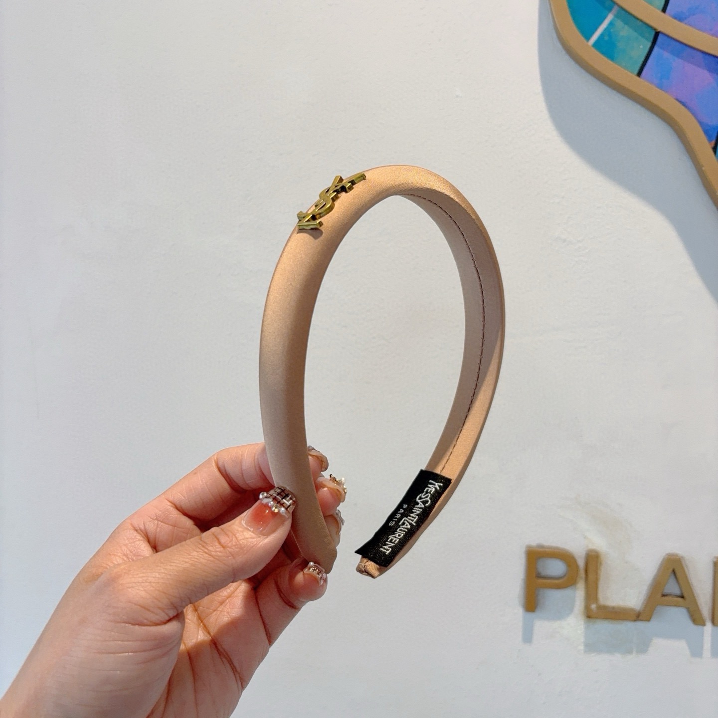 配包装YSL（圣罗兰）新款新中式海绵发箍，高级感爱心提花头箍，网红爆款推荐 搭配高端logo ，超精致时