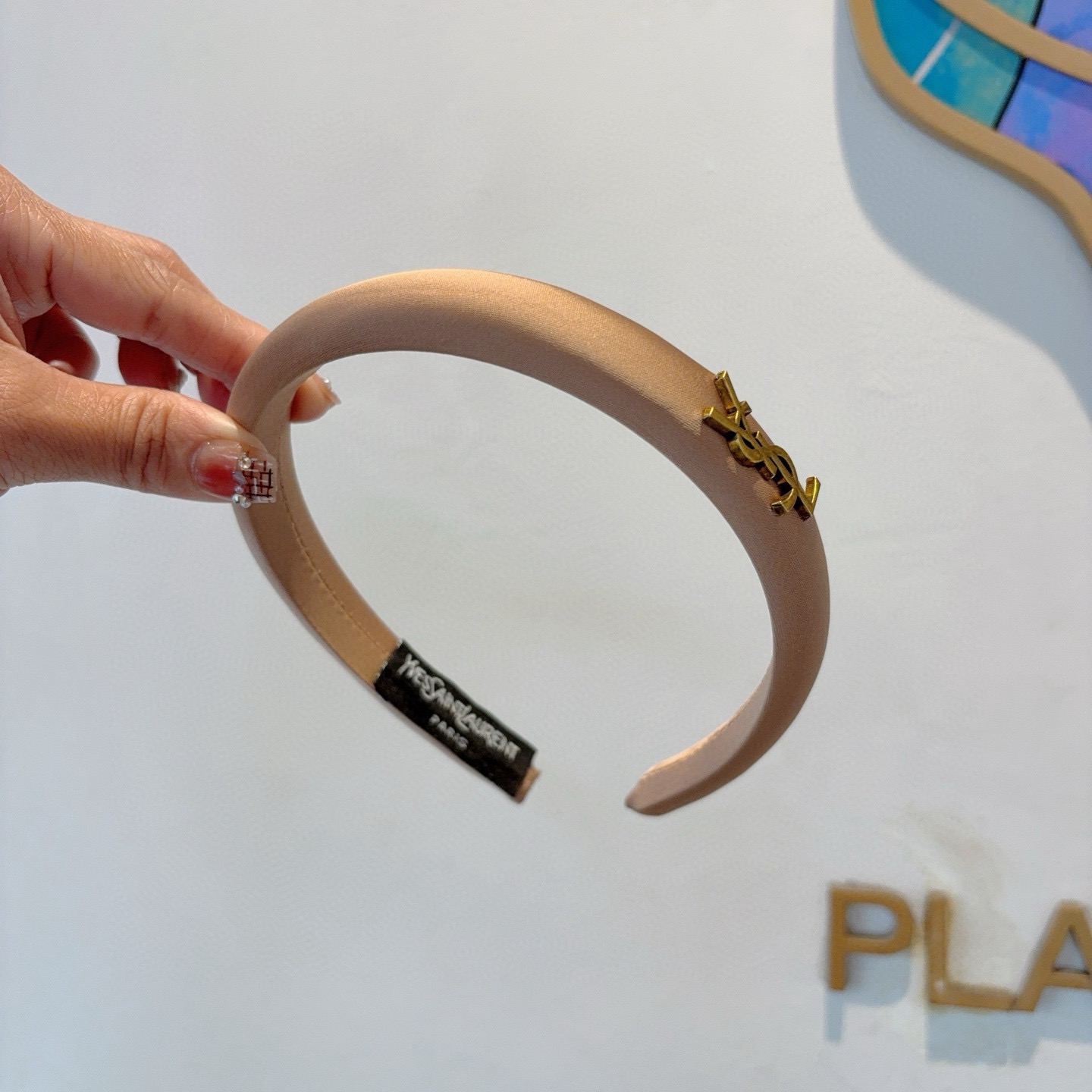 配包装YSL（圣罗兰）新款新中式海绵发箍，高级感爱心提花头箍，网红爆款推荐 搭配高端logo ，超精致时