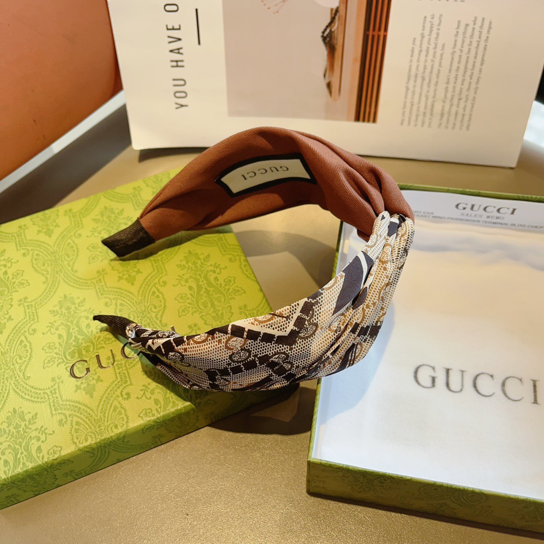 配包装Gucci古奇 网红经典新款发箍，女神必备单品头箍，非常百搭，时尚潮流， 火爆 多色出货...