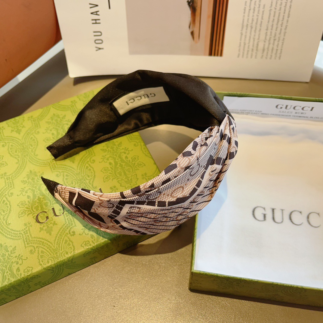 配包装Gucci古奇 网红经典新款发箍，女神必备单品头箍，非常百搭，时尚潮流， 火爆 多色出货...
