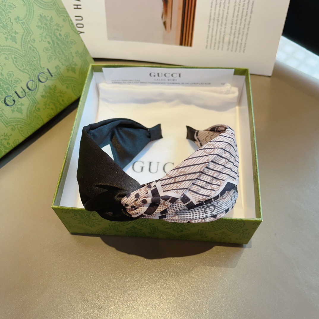 配包装Gucci古奇 网红经典新款发箍，女神必备单品头箍，非常百搭，时尚潮流， 火爆 多色出货...