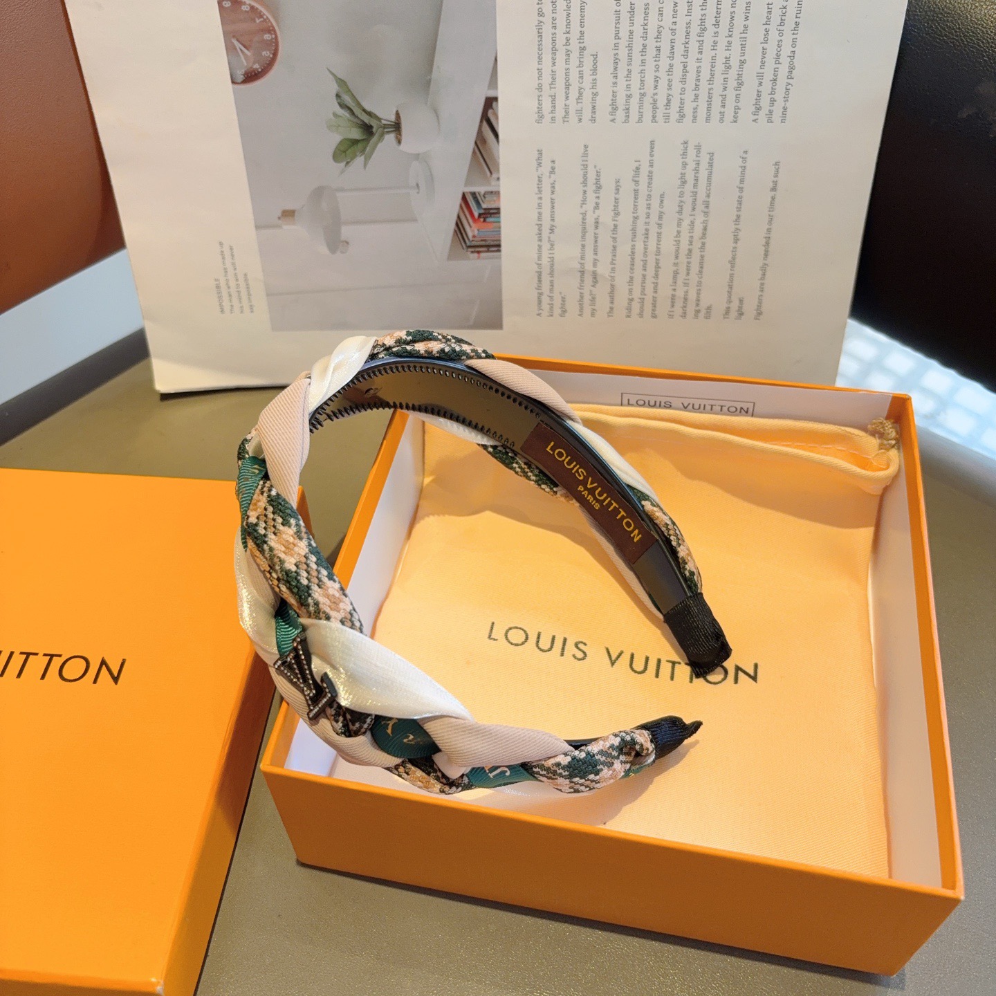 配包装LV 路易威登 经典新款发箍，时尚头箍，网红最新款来袭💕时尚百搭