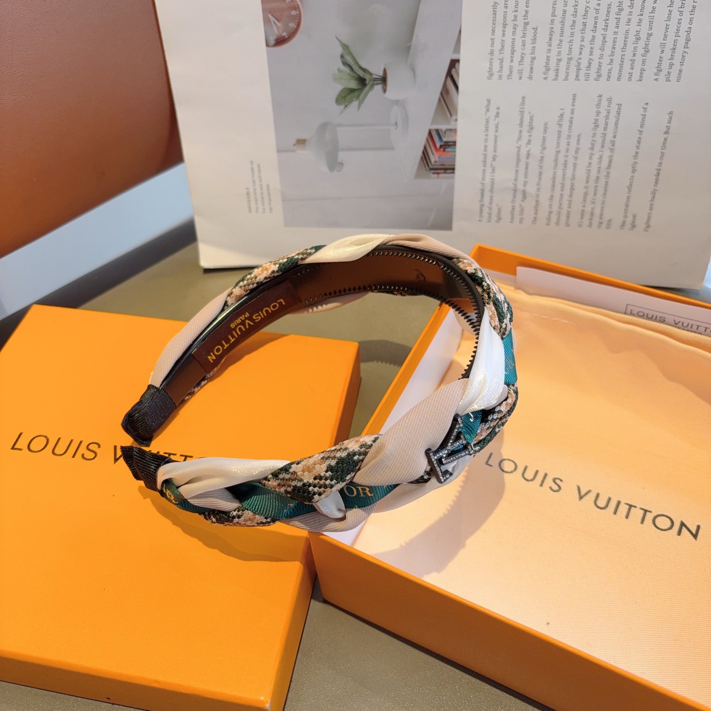 配包装LV 路易威登 经典新款发箍，时尚头箍，网红最新款来袭💕时尚百搭