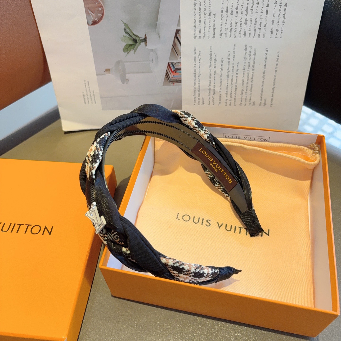 配包装LV 路易威登 经典新款发箍，时尚头箍，网红最新款来袭💕时尚百搭