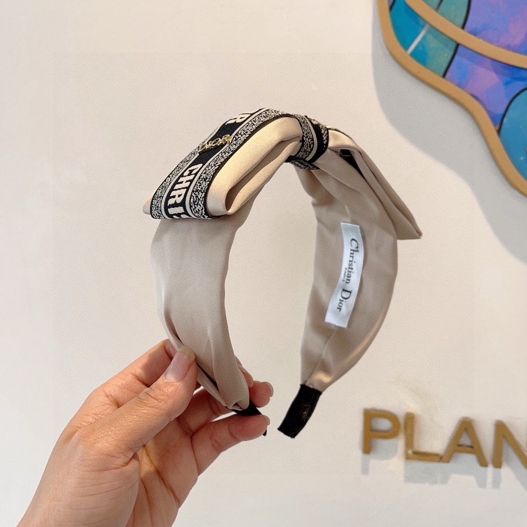 配包装Dior（迪奥） 火爆新款蝴蝶结发箍,专柜原单货，让你的魅力绽放 清新淑女范让时尚更简单。