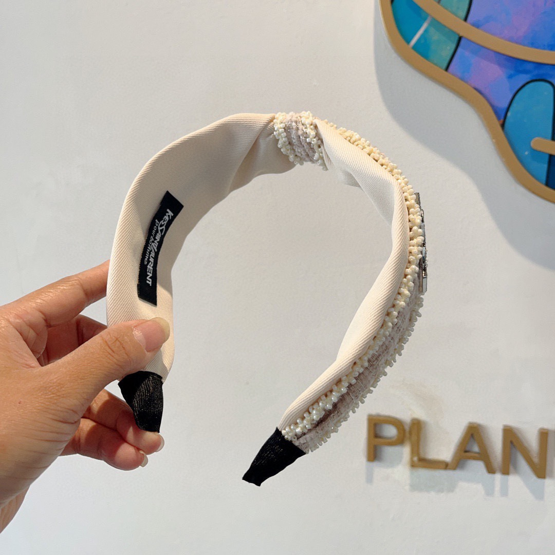 配包装圣罗兰 新款欧美高端打结发箍，光滑宽版头箍 简约百搭，潮女必备品，超级的高大上！