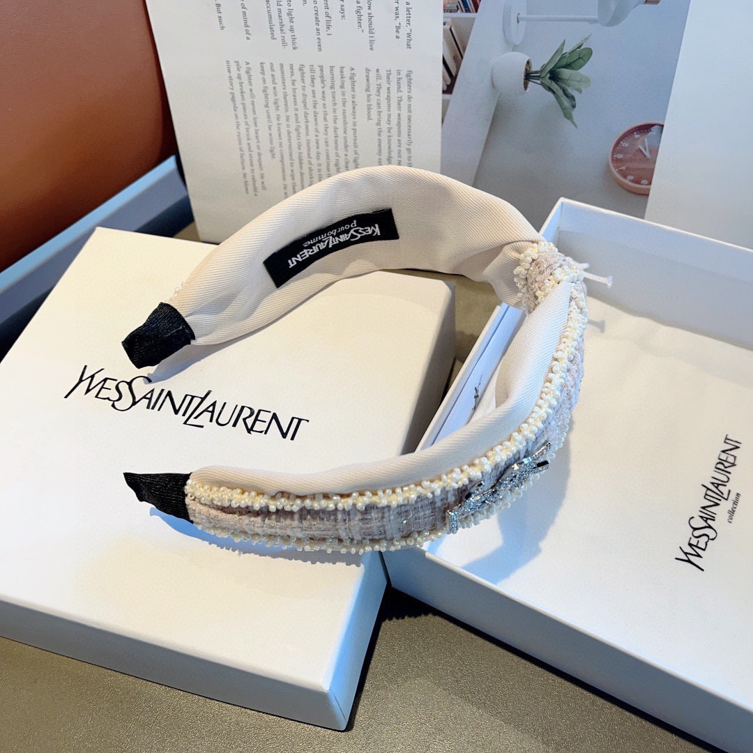 配包装圣罗兰 新款欧美高端打结发箍，光滑宽版头箍 简约百搭，潮女必备品，超级的高大上！