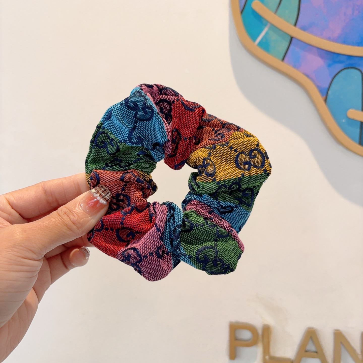 配包装Gucci古奇 双G经典款发圈皮筋 精致佩戴舒适无压力，造型搭配必备！非常时尚百搭！名媛范儿。女神