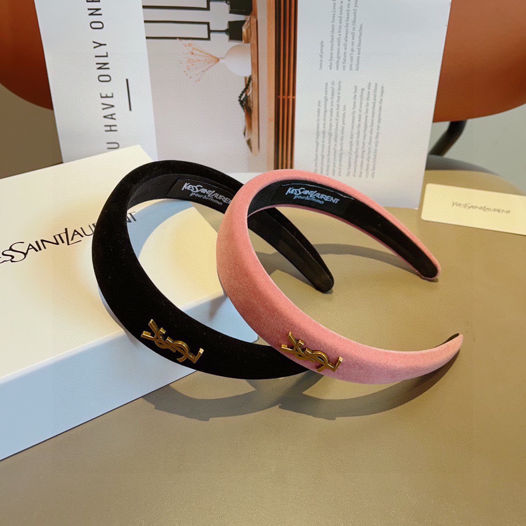 配包装圣罗兰 新款韩国丝绒海绵发箍，原单头箍简约百搭，潮女必备品，超级的高大上！