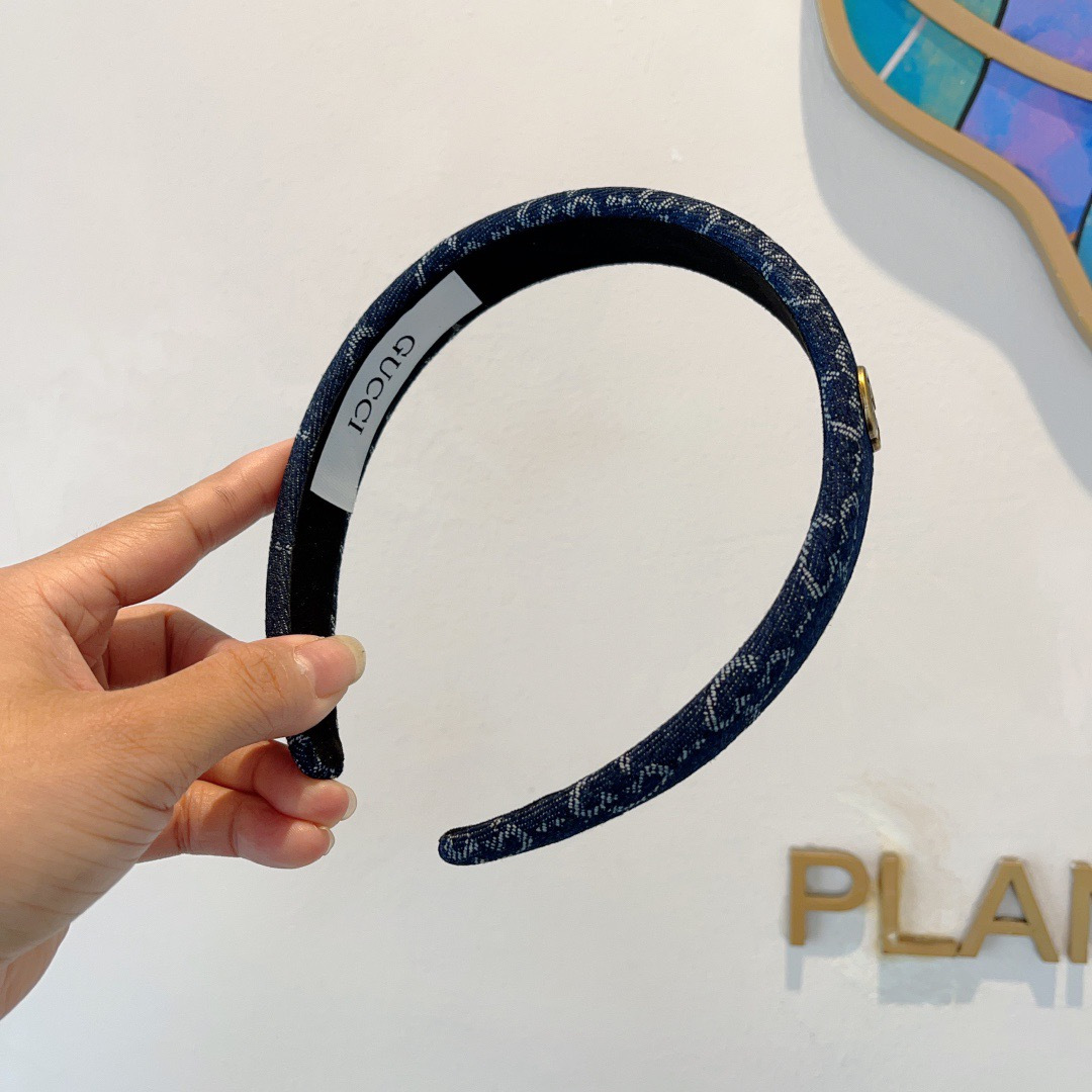 配包装Gucci古奇 官方经典新款双G发箍，女神必备单品，非常百搭，时尚潮流