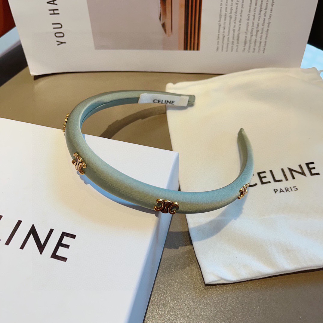 配包装 CELINE（赛琳）网红爆款发箍，佩戴舒适无压力，造型搭配必备！非常时尚百搭！女神必备！名媛范儿。