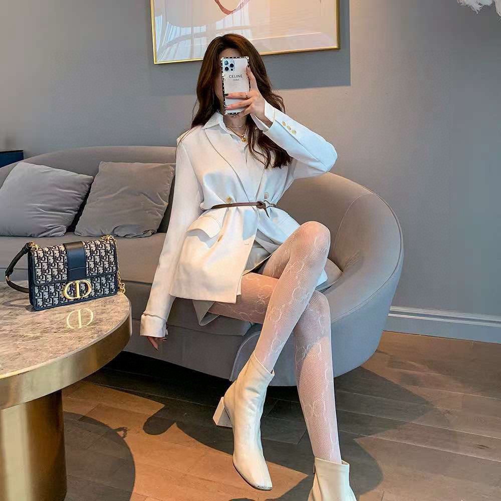 配包装（一盒1双）古奇Gucci古奇爆款大G字母网袜 连裤袜🌟好看到爆炸 ，欧美大牌丝袜🔥🌟潮人秋冬必备