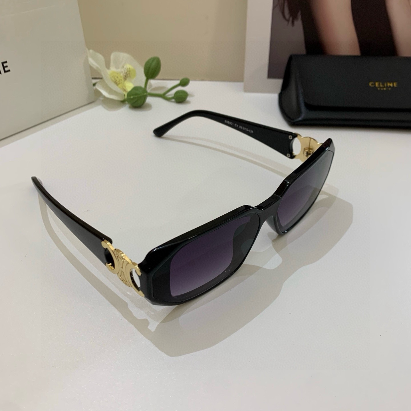 NO:768912,Celine Arc de Triomphe Square Frame Large Temple Sunglasses Men's and Women's Outdoor Sunglasses Versatile Travel and Driving Sunglasses!  glasses, sunglasses, sunglasses, glasses, celine, celine19860909Celine赛琳 凯旋门方框大镜腿太阳镜 男女户外遮阳眼镜 百搭出游驾驶墨镜！眼镜墨镜太阳镜,眼镜,celine,celine,glasses