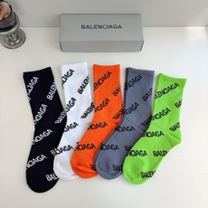 配包装【一盒5双】 BALENCIAGA 巴黎世家高版本超级柔软长筒袜子 配包装【一盒5双】 BALENCIAGA 巴黎世家高版本超级柔软长筒袜子