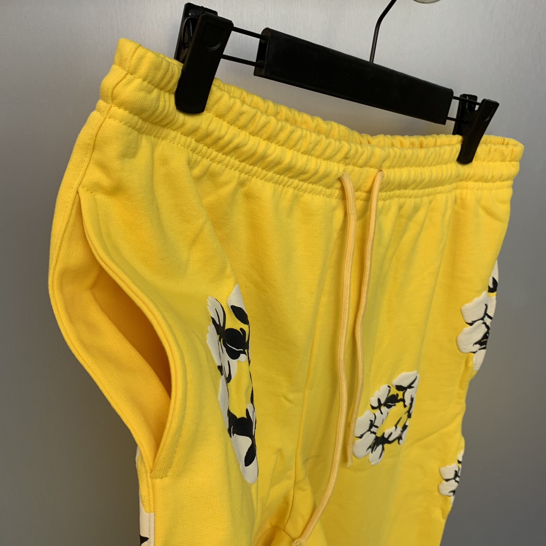 LDB Cactus Denim Tears Sweetpants: 100% Cotton Bubble-Protected Pants in Multiple Colors & Sizes - 图片 5