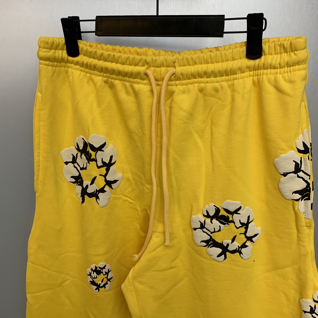 LDB Cactus Denim Tears Sweetpants: 100% Cotton Bubble-Protected Pants in Multiple Colors & Sizes - 图片 4