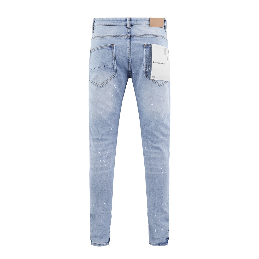 “High-End Purple-Brand Jeans: Quality, Detail, and American Style” - 图片 3