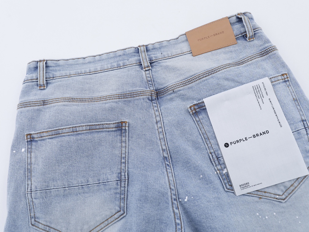“High-End Purple-Brand Jeans: Quality, Detail, and American Style” - 图片 6