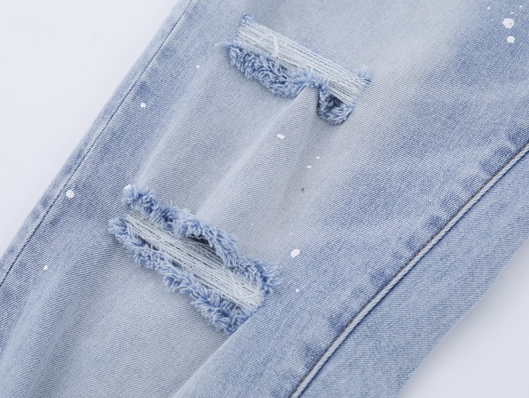 “High-End Purple-Brand Jeans: Quality, Detail, and American Style” - 图片 8