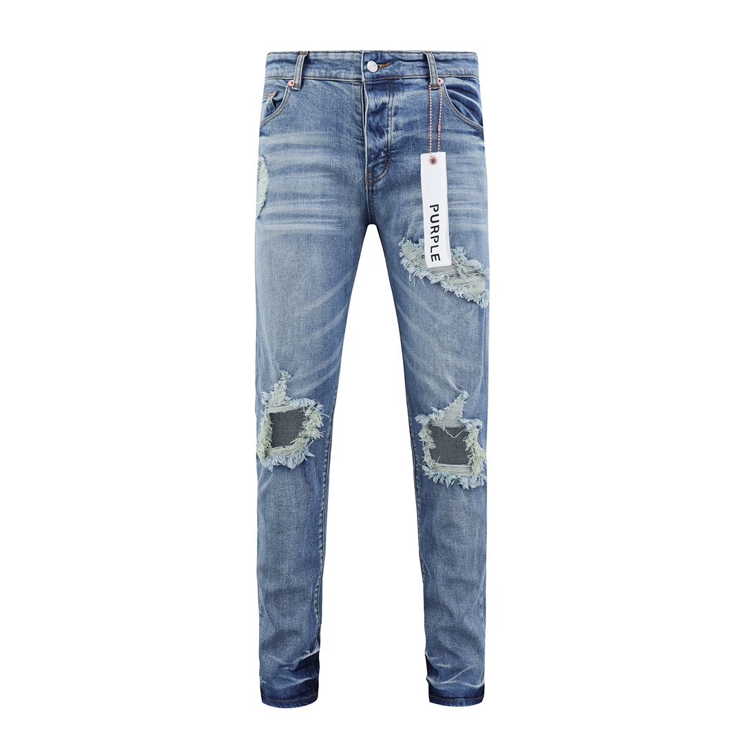 High-End Purple-Brand Jeans: Quality, Unique Design, American Style, Popular Among Stars - 图片 2