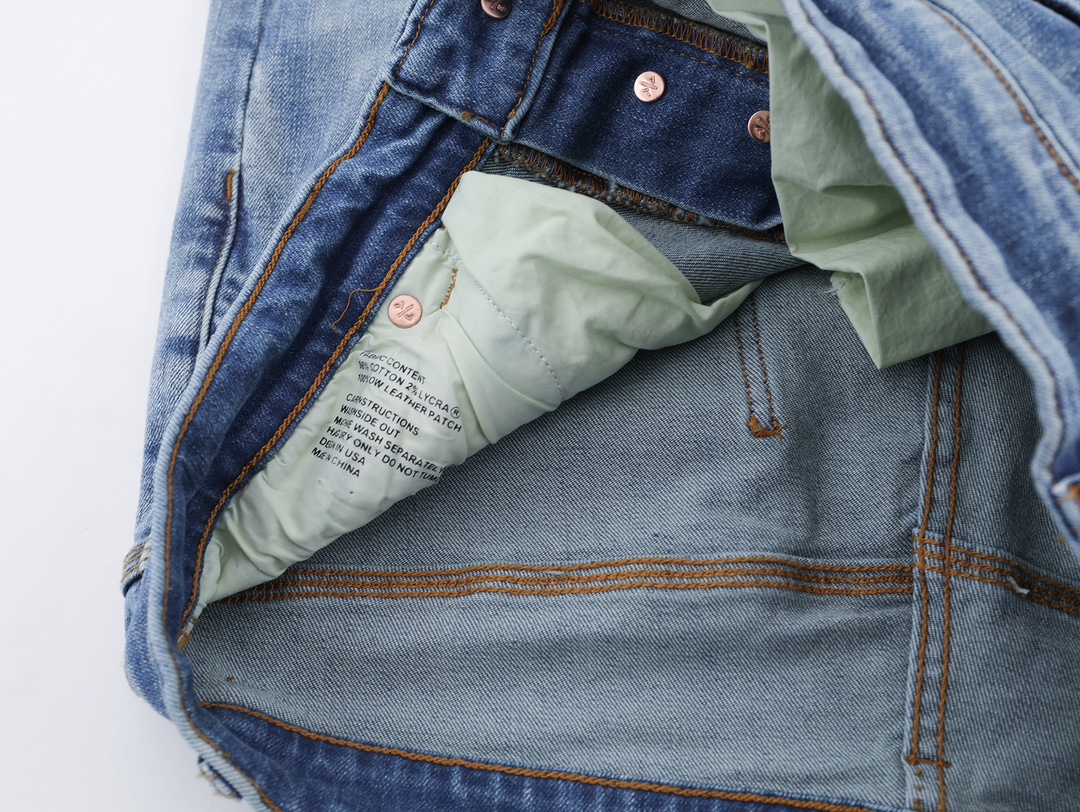 High-End Purple-Brand Jeans: Quality, Unique Design, American Style, Popular Among Stars - 图片 7