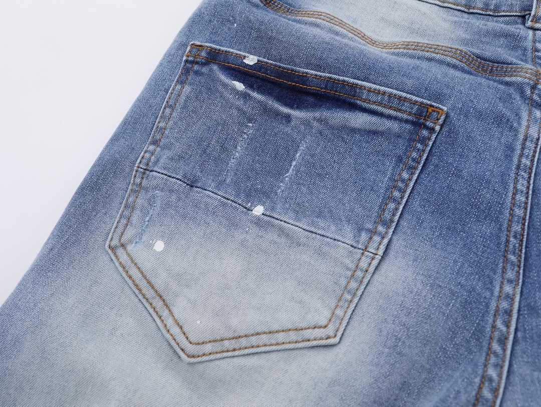 High-End Purple Brand Jeans: Unique Design, Premium Quality, American Style. - 图片 4