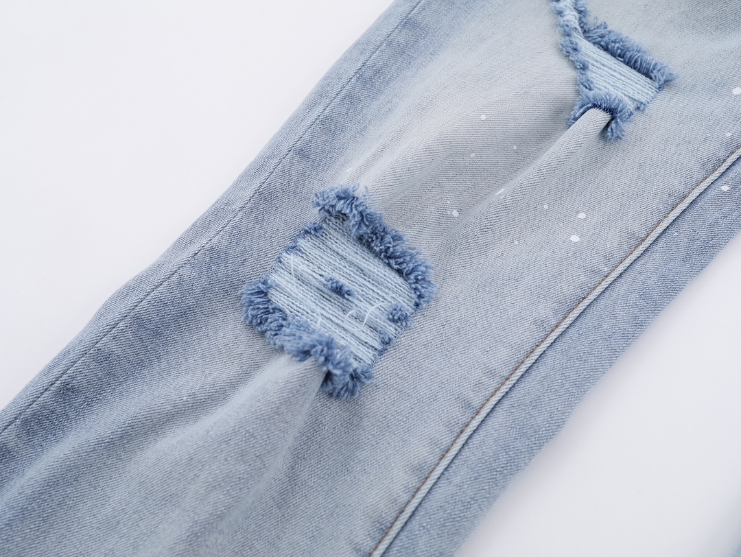 High-End Purple Brand Jeans: Unique Design, Premium Quality, American Style. - 图片 6