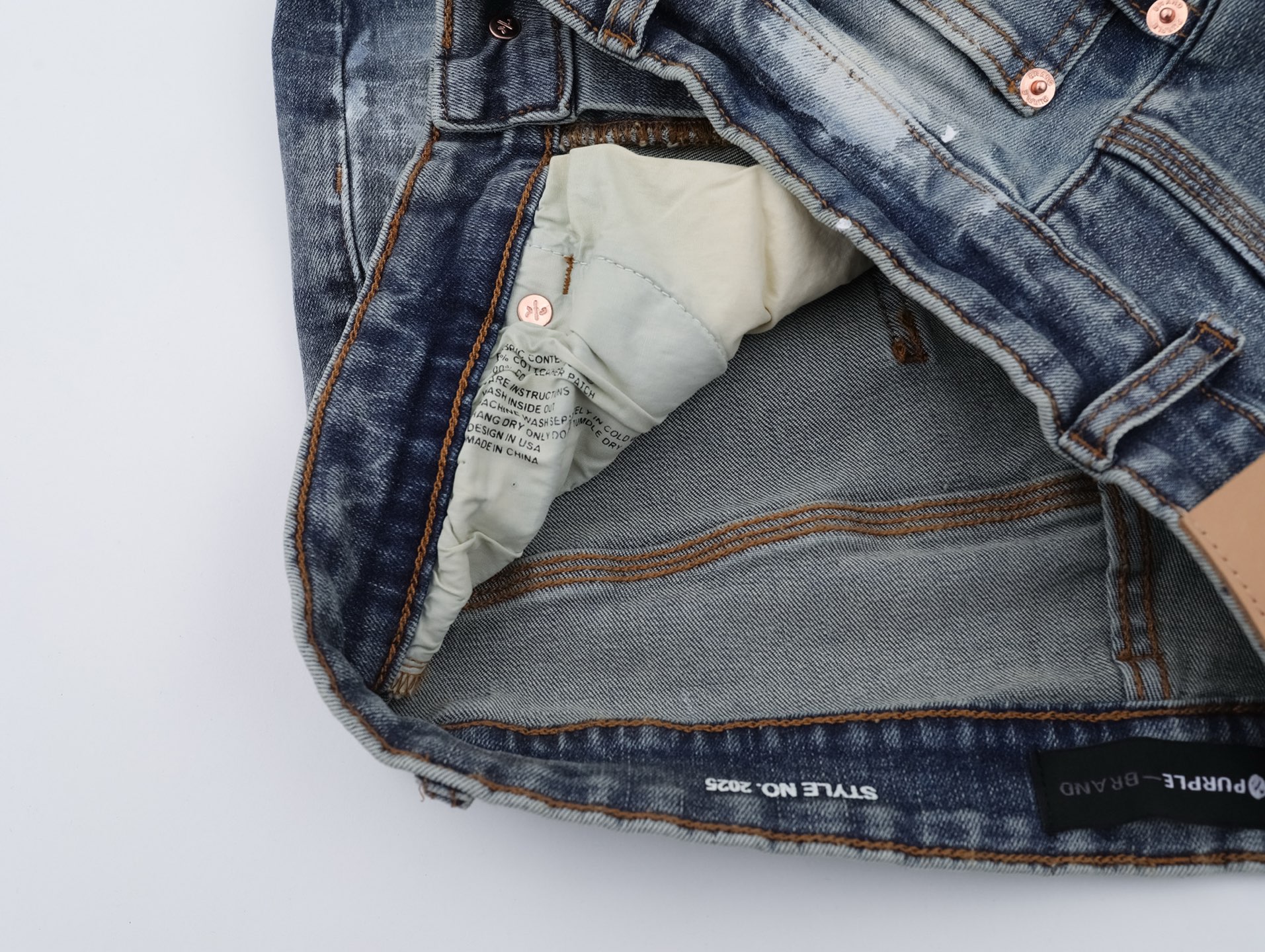 LDB PB123# Purple-Brand Jeans: High-End Quality, American Style, Exclusive Market Differentiation. - 图片 8