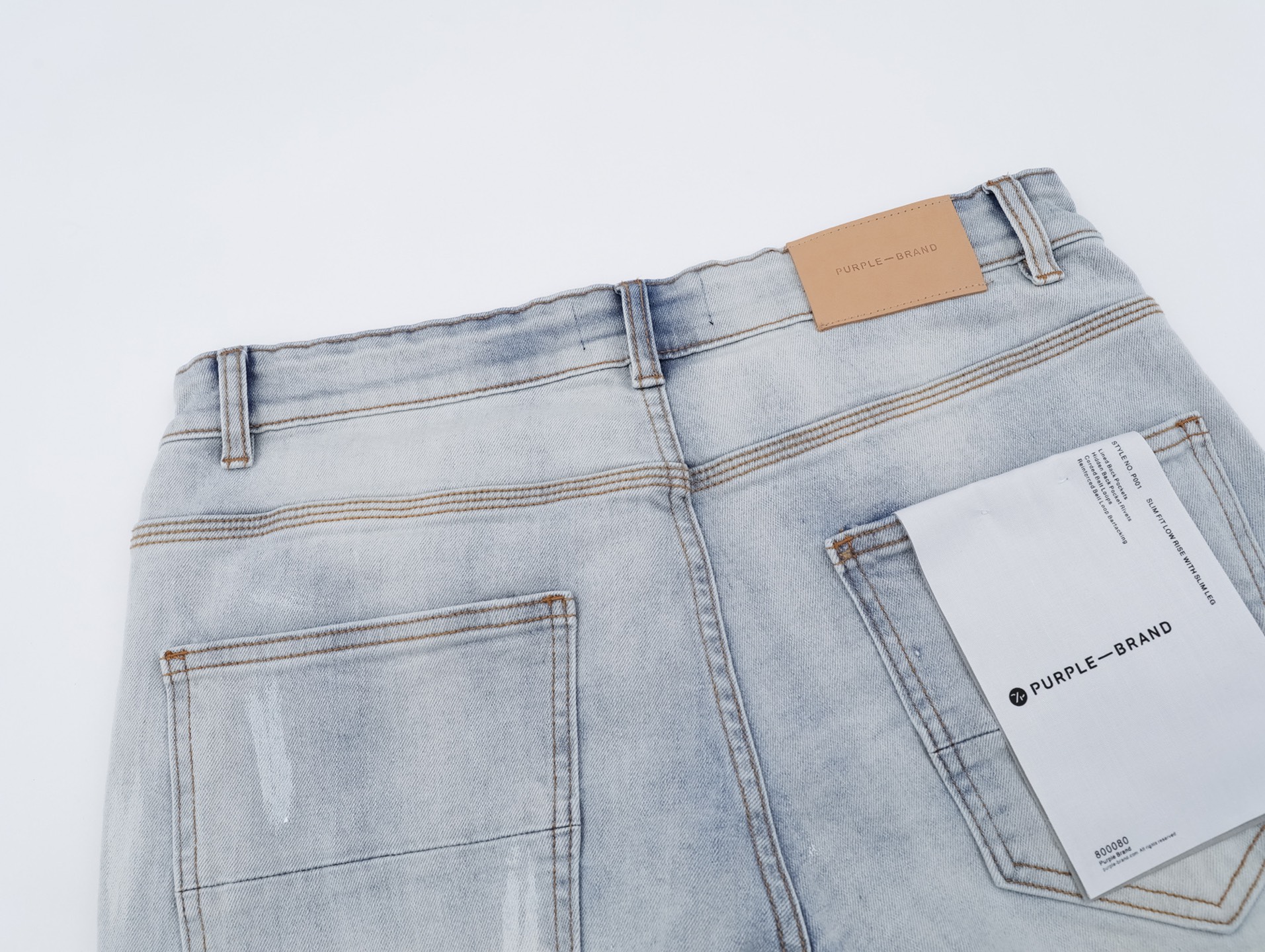 High-End PURPLE-BRAND Jeans: Quality, Original Pairing, Stereo Cutting, Perfect Detail - 图片 8