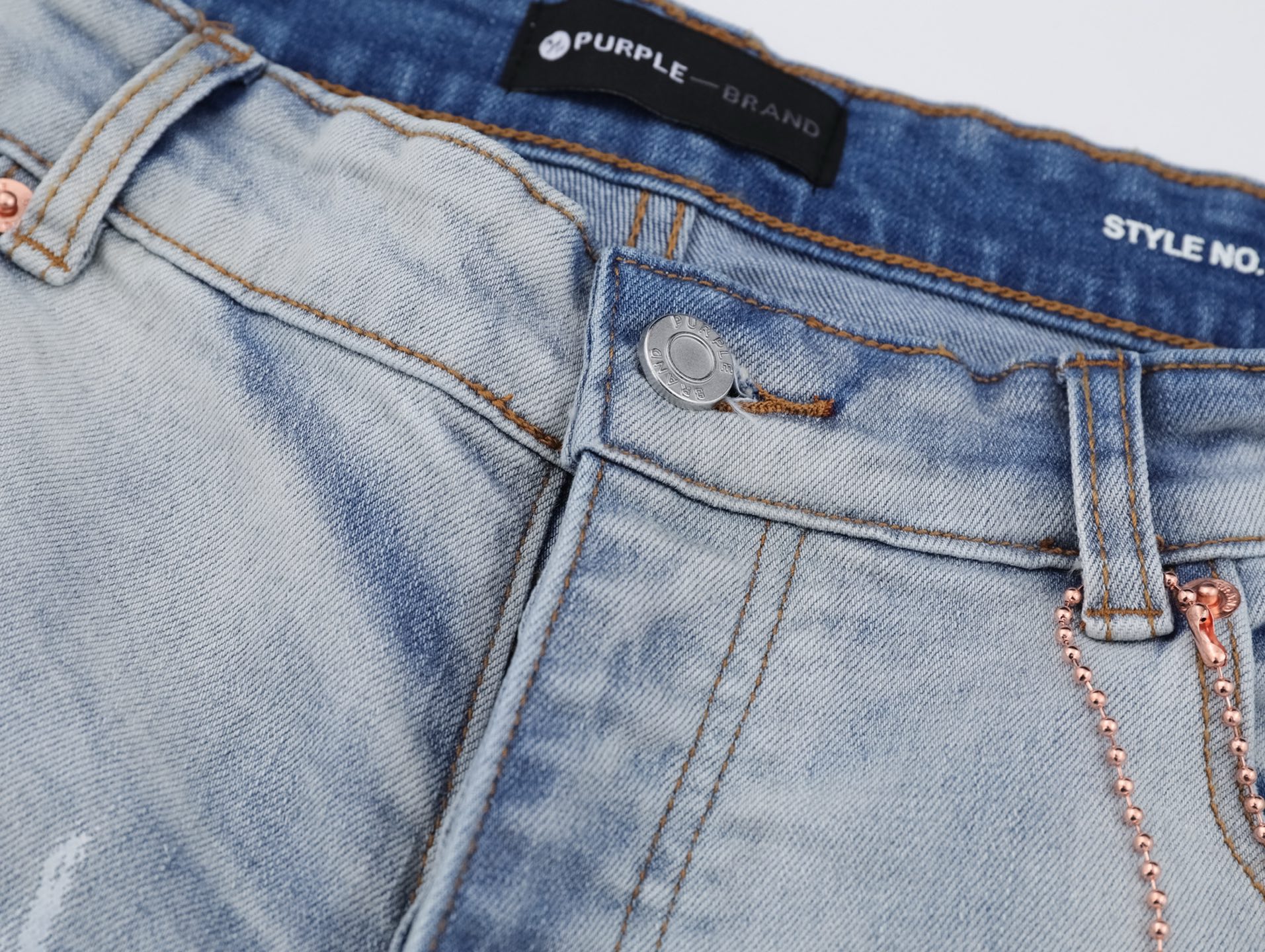 High-End PURPLE-BRAND Jeans: Quality, Original Pairing, Stereo Cutting, Perfect Detail - 图片 5