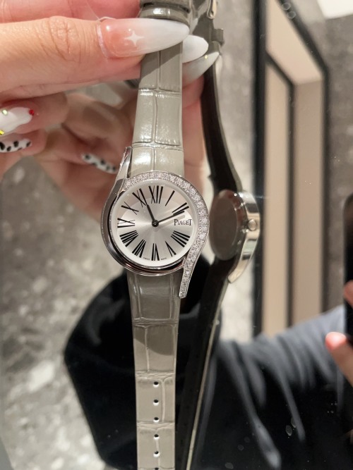 Piaget Limelight Gala 32mm Silver Dial Gray Leather Strap Ladies Watch 1 Piaget Limelight Gala 32mm Silver Dial Gray Leather Strap Ladies Watch