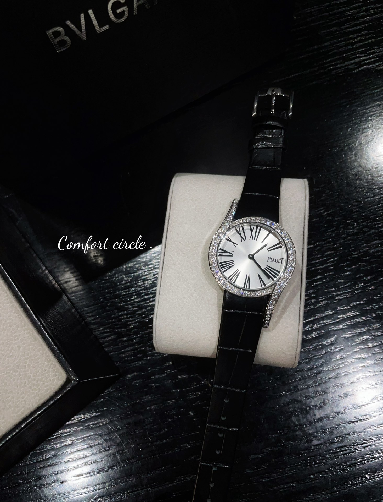 Italian Caucasian Curtain PIAGET Series: Timeless Elegance in 33mm Swiss Stone Watch - 图片 1