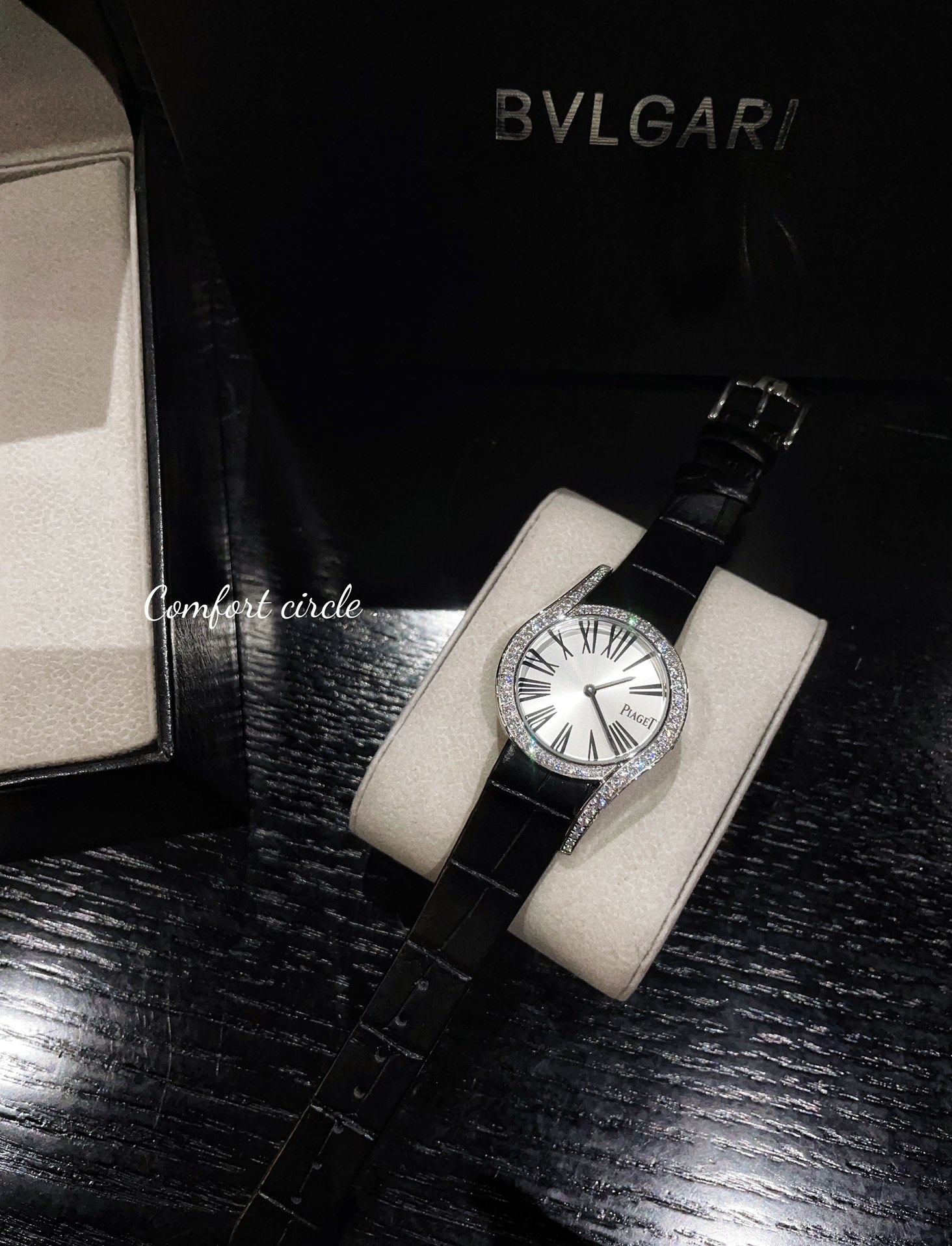 Italian Caucasian Curtain PIAGET Series: Timeless Elegance in 33mm Swiss Stone Watch - 图片 3