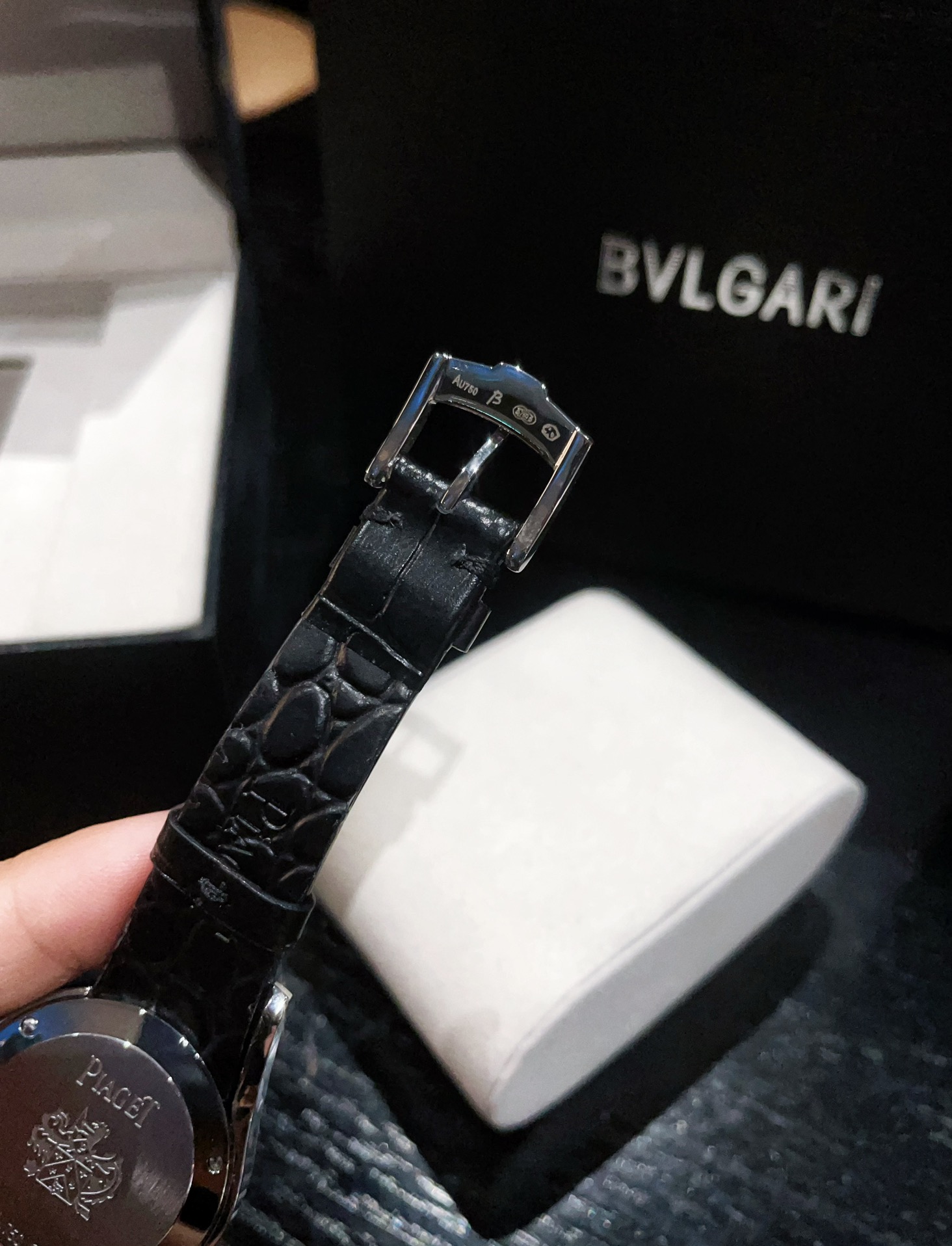 Italian Caucasian Curtain PIAGET Series: Timeless Elegance in 33mm Swiss Stone Watch - 图片 5